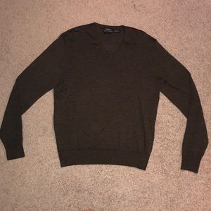 Men’s polo Ralph Lauren v neck sweater pullover L